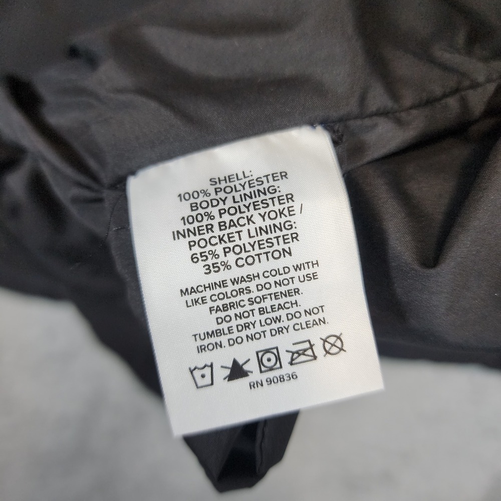 Brooks Brothers Puffer Quilted Vest Men's 2XL Black Key Food Logo Full Zip EUC - Picture 8 of 11